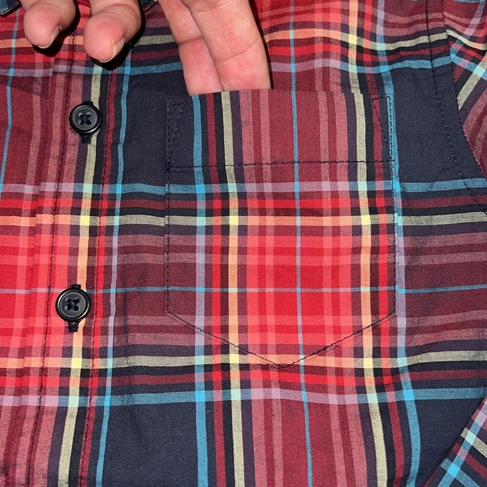 Tea Collection Plaid Button Up Shirt (Matsuri Plaid), 5 - NWT - Picture 5 of 7